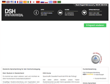 Tablet Screenshot of dsh-germany.com